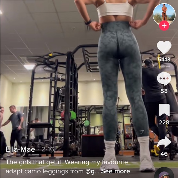 Gymshark Camo Adapt Leggings - Picture 3 of 4